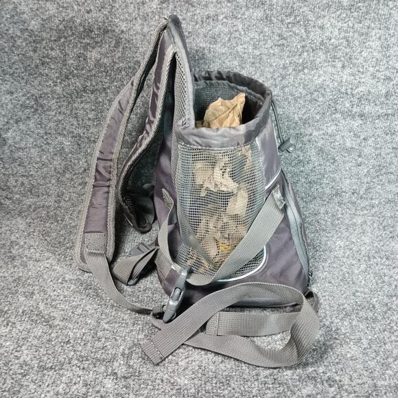 Outward Hound Pet Carrier Backpack S/M Gray Mesh Ventilated Front Pouch Dog Cat - Picture 3 of 8